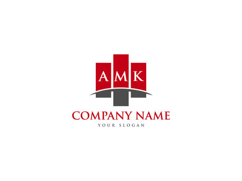 AMK Logo Letter Design For Business