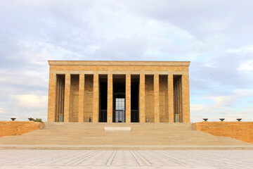 Anitkabir - mausoleum of Mustafa Kemal Ataturk, the first Turkish president, in the capital of Turkey - Ankara