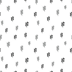Plant seamless pattern digital paper pack combines beautifully with 13 styles of black & white hand-drawn plant doodle patterns. Add these to your creative ideas to save you time and make your arts ou