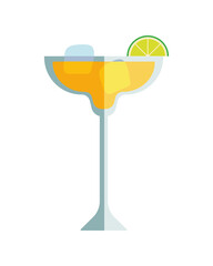 cocktail with lemon