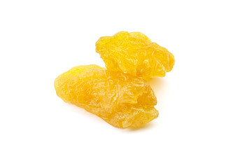 Dried fruit pears isolated on white background