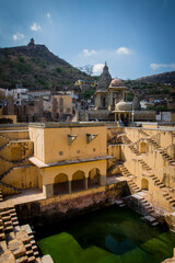 Paana Meena Stepwell in Jaipur, Rajasthan
