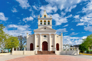 Fototapeta na wymiar 'El Carmen' Catholic church, a National Monument, Santa Clara, Cuba