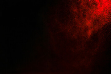 スプレーされた液体