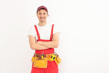 Full length portrait of a manual worker