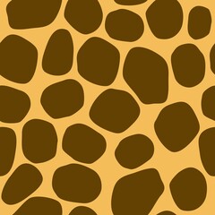 Giraffe skin. Giraffe seamless pattern. Vector background illustration