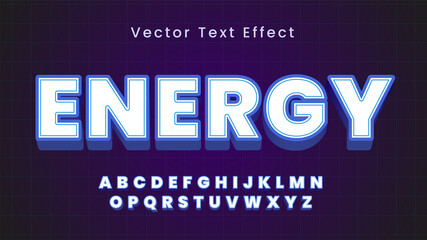 Bold elegant text effect design