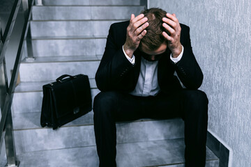 Unemployed employee from the economic crisis Due to the spread o
