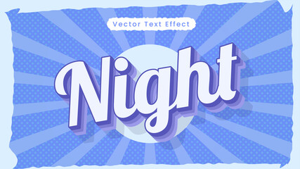 Bold vintage text effect style