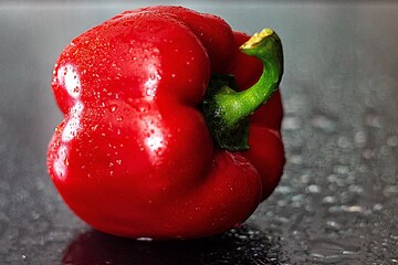 Frische rote Paprika