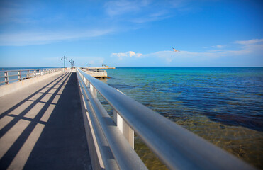 Obraz na płótnie Canvas Pier at Key West, Florida Keys.
