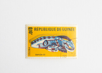 Guinea Republic Postage Stamp. circa 1967. Mask Series. BANDA-DI