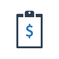 Business clipboard icon sign symbol