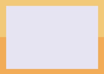 Dark and light yellow frame with copy space on grey background