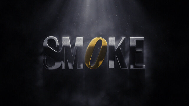 Atmospheric Falling Smoke Logo