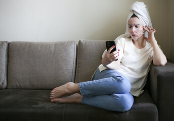 person talking on the phone