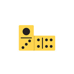 domino dice line icon linear style sign for mobile concept and web designdominoes game outline