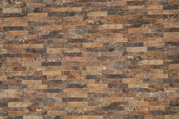 Brown background in the form of bricks