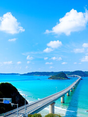 秋の角島大橋