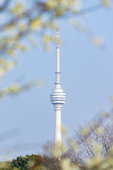 Spring scenery of Yuehu Park in Hanyang, Wuhan, Hubei, China
