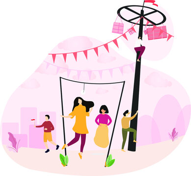 variety of local festival game