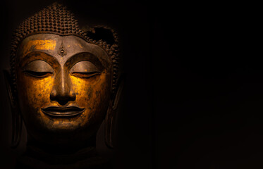 Fototapeta na wymiar Buddha statue used as amulets of Buddhism religion.