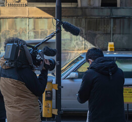 【大阪】TV取材風景