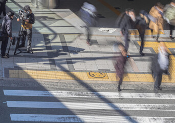 【大阪】TV取材風景
