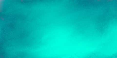 bright abstract green turquoise background with gradient, grain and glow effect