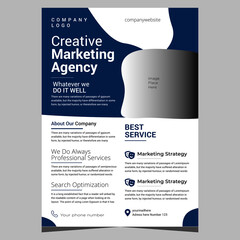 Obraz premium Creative Corporate Flyer For Business
