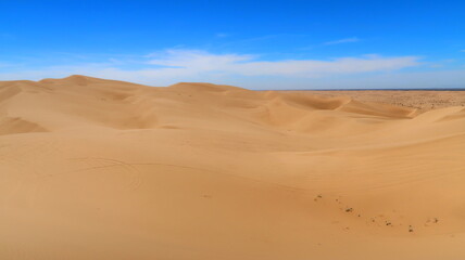 Fototapeta na wymiar Sand Dunes In Glamis California