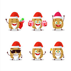 Santa Claus emoticons with potatoe cartoon character