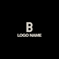 b logo design