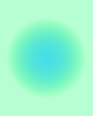 Blue Green Gradient Circle Background