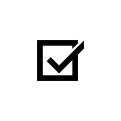 Checkmark Logo Template Icon Vector Illustration