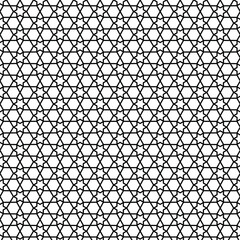 Abstract geometric pattern with crossing thin golden lines on white background. Vector illustration. EPS 10