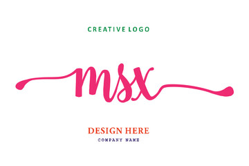 MSX lettering logo is simple, easy to understand and authoritative