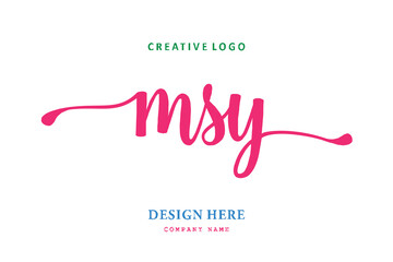 MSY lettering logo is simple, easy to understand and authoritative