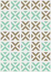 Abstract Geometric Pattern generative computational art illustration