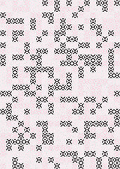 Abstract Geometric Pattern generative computational art illustration