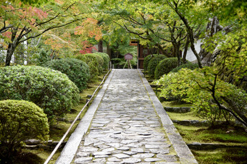 酬恩庵一休寺　参道　京都府京田辺市