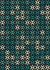 Abstract Geometric Pattern generative computational art illustration