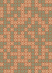 Abstract Geometric Pattern generative computational art illustration