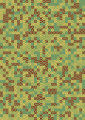 Abstract Geometric Pattern generative computational art illustration