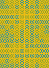 Abstract Geometric Pattern generative computational art illustration