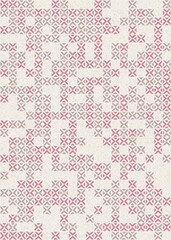 Abstract Geometric Pattern generative computational art illustration