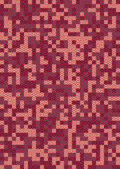 Abstract Geometric Pattern generative computational art illustration