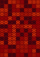 Abstract Geometric Pattern generative computational art illustration