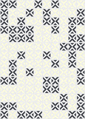 Abstract Geometric Pattern generative computational art illustration