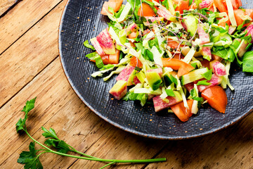 Spring vegetable salad